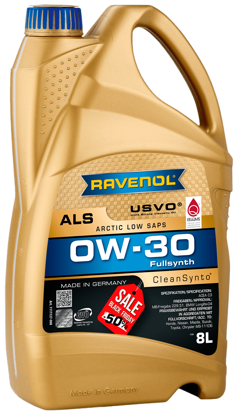 Моторно уље RAVENOL ALS 0W-30