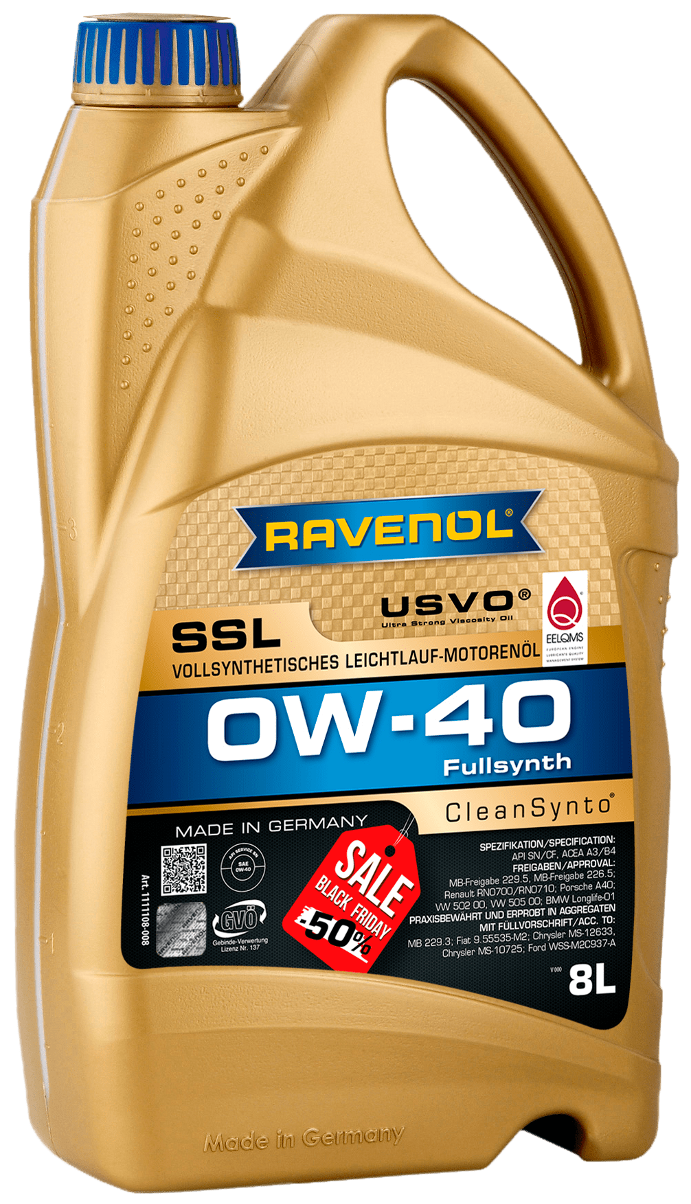 Моторно уље RAVENOL Super Synthetik Oel SSL 0W-40