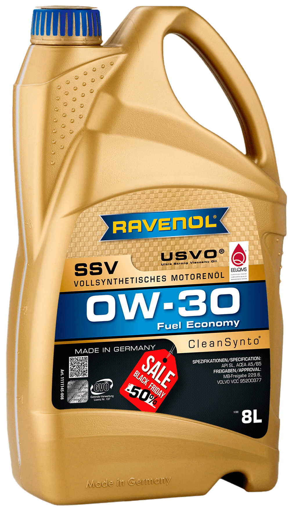 Моторно уље RAVENOL SSV Fuel Economy 0W-30