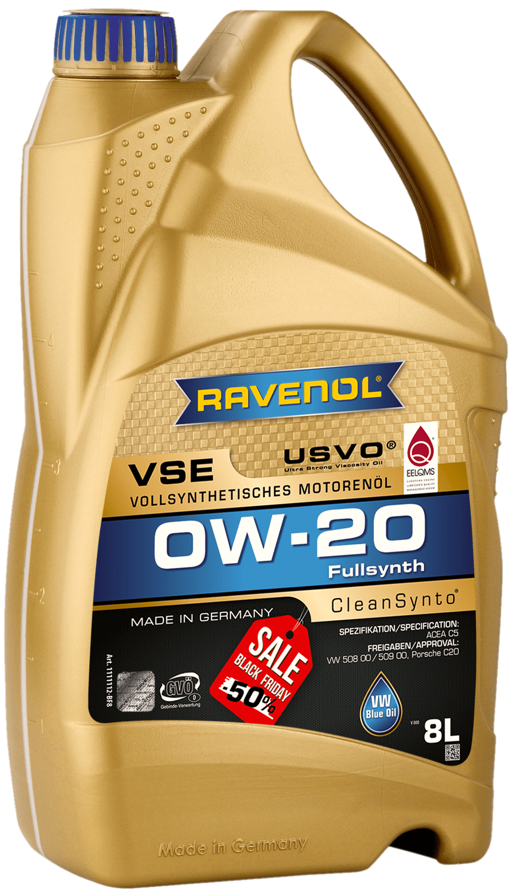 Моторно уље RAVENOL VSE 0W-20
